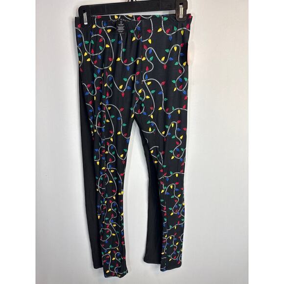 Just One Christmas Lights Holiday Theme‎ Leggings 2 Pcs Women's Medium NWT - Picture 3 of 9